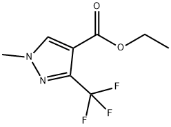 ETHYL 1-METHYL-3-(TRIFLUOROMETHYL)-1H-PYRAZOLE-4-CARBOXYLATE Structural