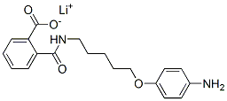 lithium 2-[5-(4-aminophenoxy)pentylcarbamoyl]benzoate Structural