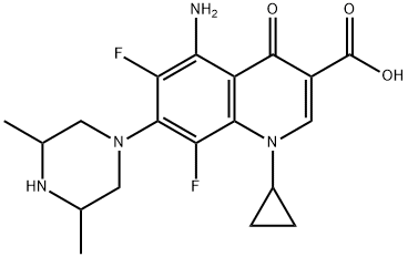 Sparfloxacin Structural