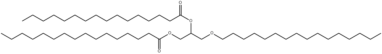 1-o-palmityl-2,3-dipalmitoyl-rac-glycerol,1-O-HEXADECYL-2,3-DIPALMITOYL-RAC-GLYCEROL