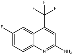 6-Fluoro-4-(trifluoromethyl)quinolin-2-amine ,97%