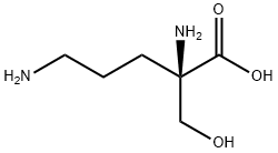 Ornithine,  2-(hydroxymethyl)- Structural