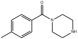 1-(4-METHYL-BENZOYL)-PIPERAZINE Structural