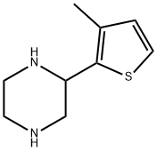 Piperazine, 2-(3-methyl-2-thienyl)- (9CI) Structural