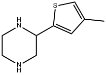 Piperazine, 2-(4-methyl-2-thienyl)- (9CI) Structural