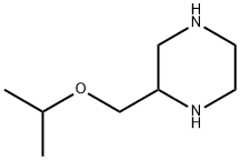 Piperazine, 2-[(1-methylethoxy)methyl]- (9CI) Structural