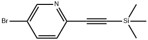 5-BROMO-2-[2-(TRIMETHYLSILYL)ETHYNYL]PYRIDINE Structural