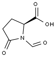 L-Proline, 1-formyl-5-oxo- (9CI) Structural