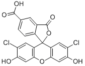 5(6)-CARBOXY-2' 7'-DICHLOROFLUORESCEIN Structural