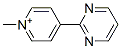 Pyridinium, 1-methyl-4-(2-pyrimidinyl)- (9CI) Structural