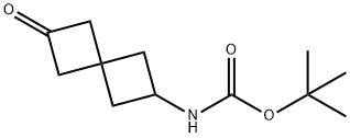 Carbamic acid, N-(6-oxospiro[3.3]hept-2-yl)-, 1,1-dimethylethyl ester Structural