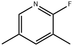 Pyridine, 2-fluoro-3,5-dimethyl- (9CI) Structural