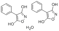 3,5-DIHYDROXY-4-PHENYLISOXAZOLE HEMIHYDRATE Structural