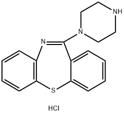 11-(1-Piperazinyl)-dibenzo[b,f][1,4]thiazepine dihydrochloride Structural Picture