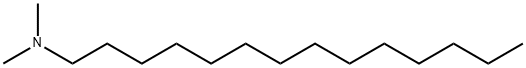 1-(Dimethylamino)tetradecane Structural