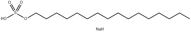 N-HEXADECYLSULFURIC ACID SODIUM SALT Structural