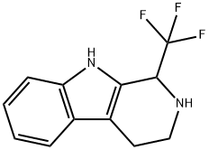 1-TRIFLUOROMETHYL-2,3,4,9-TETRAHYDRO-1H-B-CARBOLINE Structural