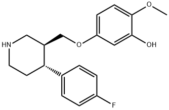 4-(4-Fluorophenyl)-3-(4-methoxy-3-hydroxyphenoxymethyl)piperidine Structural