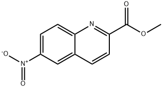 METHYL 6-NITROQUINOLINE-2-CARBOXYLATE Structural