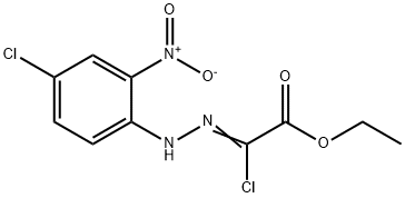 ETHYL 2-CHLORO-2-[2-(4-CHLORO-2-NITROPHENYL)HYDRAZONO]ACETATE Structural