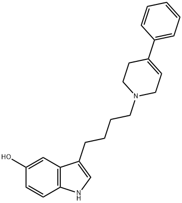 3-[4-(3,6-DIHYDRO-4-PHENYL-1(2H)-PYRIDINYL)BUTYL]-1H-INDOL-5-OL HYDROCHLORIDE