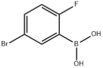 5-BROMO-2-FLUOROBENZENEBORONIC ACID 98 Structural