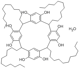 C-UNDECYLCALIX[4]RESORCINARENE MONOHYDRATE Structural