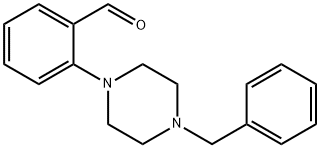 2-(4-BENZYLPIPERAZINO)BENZALDEHYDE Structural