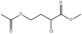 Butanoic acid, 4-(acetyloxy)-2-chloro-, methyl ester (9CI) Structural