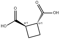 TRANS-CYCLOBUTANE-1,2-DICARBOXYLIC ACID Structural Picture