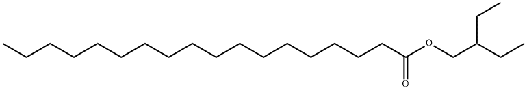 Octadecanoic acid, 2-ethylbutyl ester Structural