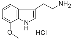 7-METHOXYTRYPTAMINE HYDROCHLORIDE Structural