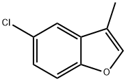 5-CHLORO-3-METHYLBENZOFURAN Structural