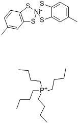 TETRABUTYLPHOSPHONIUMBIS(4-METHYL-1,2-BENZENEDITHIOLATO)NICCOLATE(III) Structural