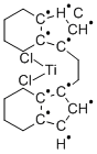 DICHLORO[RAC-ETHYLENEBIS(4,5,6,7-TETRAHYDRO-1-INDENYL)]TITANIUM(IV) Structural