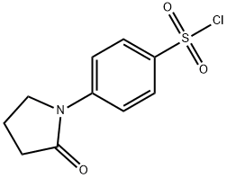 4-(2-OXO-PYRROLIDIN-1-YL)-BENZENESULFONYL CHLORIDE Structural