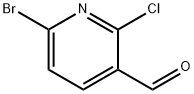 6-Bromo-2-chloronicotinaldehyde Structural