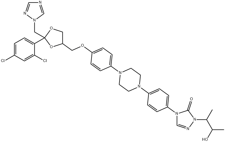 HYDROXY ITRACONAZOLE Structural