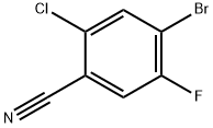 Benzonitrile, 4-broMo-2-chloro-5-fluoro- Structural