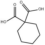 CYCLOHEXANE-1,1-DICARBOXYLIC ACID Structural