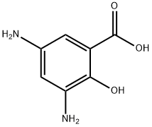 3,5-Diaminosalicylic acid  Structural