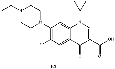 Enrofloxacin hydrochloride Structural Picture