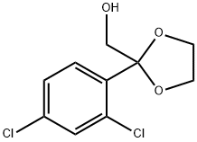 [2-(2,4-DICHLOROPHENYL)-[1,3]DIOXOLAN-2-YL]METHANOL Structural