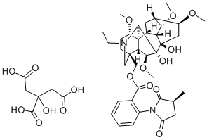 METHYLLYCACONITINE CITRATE Structural