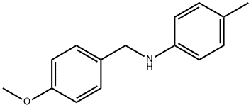 N-[(4-methoxyphenyl)methyl]-4-methylaniline Structural