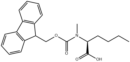 FMOC-N-METHYL-L-NORLEUCINE Structural