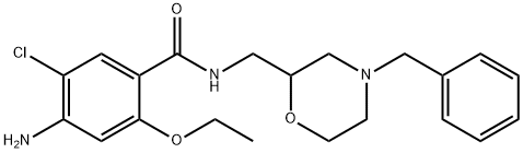 4-amino-N-((4-benzyl-2-morpholinyl)-methyl)-5-chloro-2-ethoxybenzamide Structural