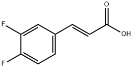 trans-3,4-Difluorocinnamic acid Structural