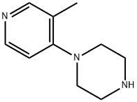 Piperazine, 1-(3-methyl-4-pyridinyl)- (9CI) Structural