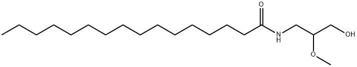 N-(3-Hydroxy-2-Methoxypropyl)-hexadecanaMide Structural